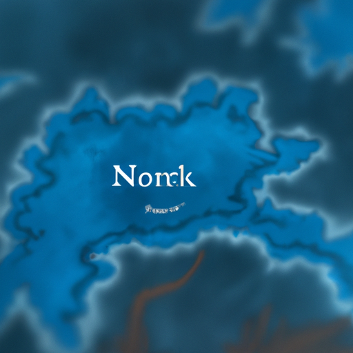 מפת עולם עם אזור הצפון מודגש בכחול, תוך שימת דגש על מוקד הפוסט.