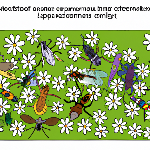 1. איור המראה את מגוון החרקים ותפקידם במערכת האקולוגית